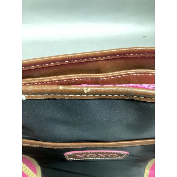 Vintage XOXO Pink Black Tote Bag - 18.5x14” - Picture 13 of 14